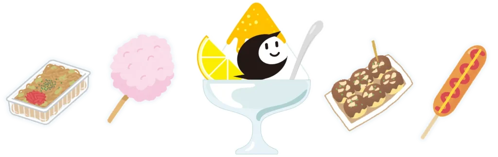 夏祭りの屋台グルメ